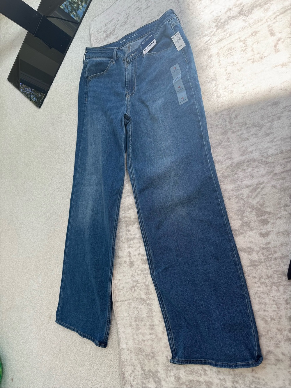 Old Navy Blue Wide-Leg Jeans